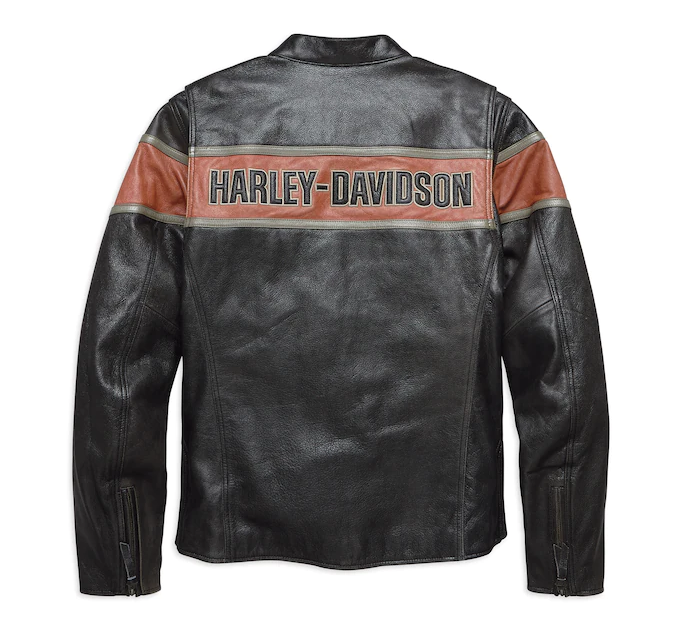 Harley Davidson Leather jacket Victory Lane Men's Omegled Men Ce