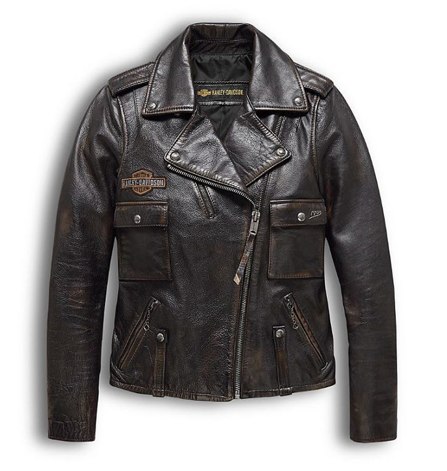 Harley davidson 2025 distressed leather jacket