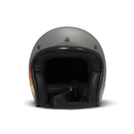 Harley Davidson (DMD product) Vintage Jet Curve Motorcycle helmet - Gray yellow orange red REF.1JTS300CV