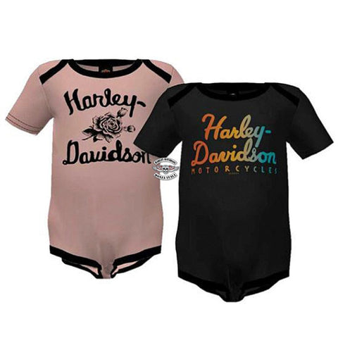 Harley Davidson Set 2 pieces Body Harley-Davidson Baby from 0 to 3 months ref. 3009235