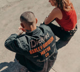 HARLEY DAVIDSON Veste avec doublure matelassée Eisenhower Dickies x H-D - Noir REF.96085-26VX