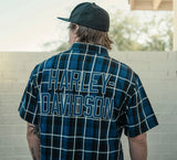 Camisa de hombre de cuadros manga corta HARLEY DAVIDSON H-D Essential REF.96188-26VM