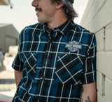 Camisa de hombre de cuadros manga corta HARLEY DAVIDSON H-D Essential REF.96188-26VM