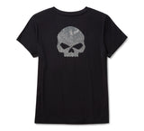 Camiseta Mujer HARLEY DAVIDSON Willie G Skull Bling - Harley Negro REF.96333-26VW