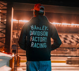 Harley davidson Felpa con cappuccio Factory Racing  - Harley Black ref.96369-26VX