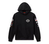 HARLEY DAVIDSON Felpa con cappuccio Factory Racing - Harley Black REF.96369-26VX
