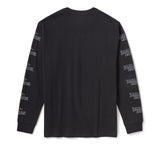 HARLEY DAVIDSON H-D American Classic Eagle men's long-sleeved t-shirt with graphics - Harley Black REF.96498-26VM