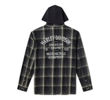 HARLEY DAVIDSON H-D American Classic men's checked hooded shirt REF.96530-26VM