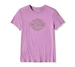 Harley Davidson Shirt Essential Bling Cross Random Bing - Orchid Ref. 96545-25vw