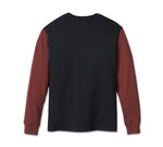 Harley Davidson Colorblock jersey 120th men's anniversary - color blocks - Black Beauty Ref.96569-23vm