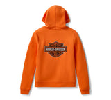 HARLEY DAVIDSON Felpa pullover con cappuccio Essential Bling da donna - Harley Orange REF.96749-25VW