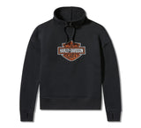 HARLEY DAVIDSON Pullover con collo a imbuto Essential Bar & Shield da donna - Harley Black REF.96753-25VW