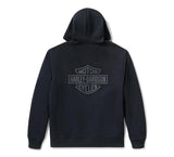 Harley-Davidson®  Felpa zippata con cappuccio Plaid Lined – Black 96783-25VM REF.96783-25VM