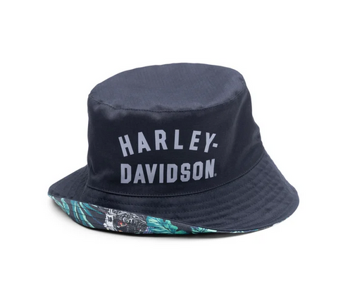 Harley Davidson x Reyn cappello Reversible Bucket Hat ref.96921-23VM