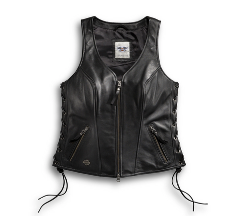 Harley Davidson Avenue leather vest for women ref. 98071-14VW