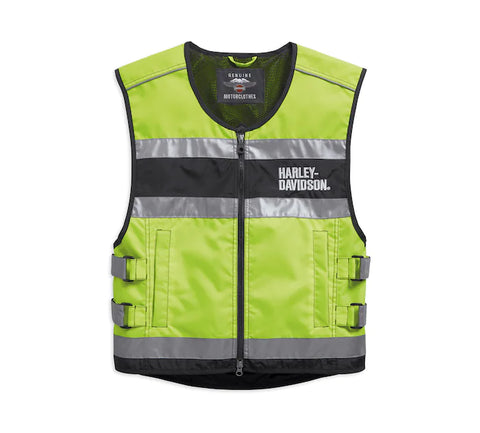 Harley Davidson Gilet highly visibility reflective man approved by Ref,. 98158-18EM