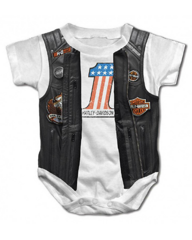 Harley Davidson Body Baby 6/9 Monate Ref. 3050155