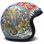 HARLEY DAVIDSON (PRODOTTO DA DMD) CASCO JET VINTAGE WOLF REF. 1JTS30000WF