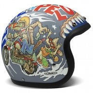 HARLEY DAVIDSON (PRODOTTO DA DMD) CASCO JET VINTAGE WOLF REF. 1JTS30000WF